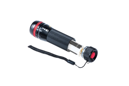 Zaklamp MAUL Eos LED 10,5cm met rood veiligheidsring en zoomfunctie - 4