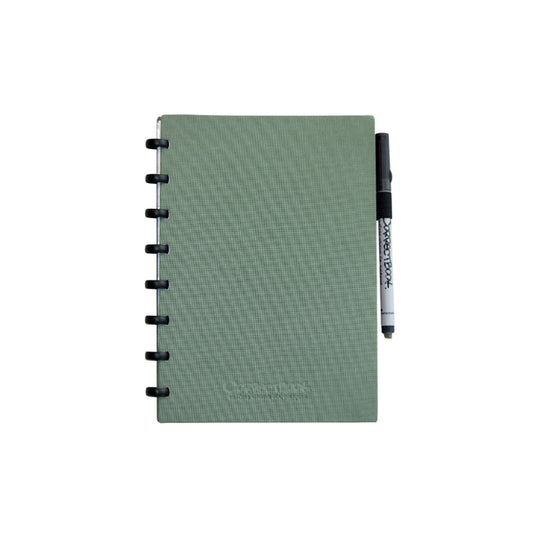 Correctbook A5 blanco linnen 40 pagina’s, herbruikbaar