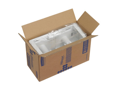 Dispenser Aquarius 6992 duo voor kleine toilettissuerollen wit - 4