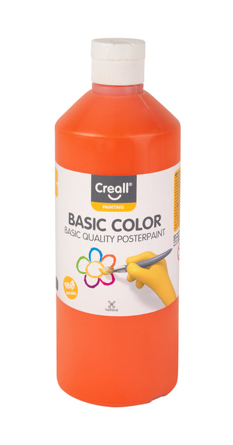 Creall Basic Oranje Plakkaatverf 500ml Waterbasis