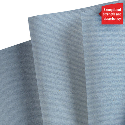 Poetsrol WypAll 7302 L20 2-laags blauw 144 m - 5