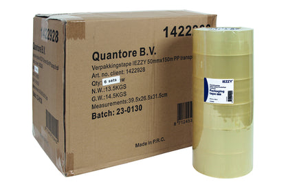 Verpakkingstape PP 50mm x 150m voor kantoor en verpakking - 2