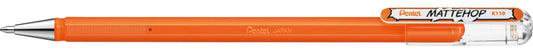 Gelschrijver Pentel Mattehop M 0.5mm Oranje