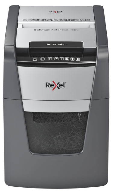 Rexel Optimum Auto 90X 4x28mm cross cut papiervernietiger - 2