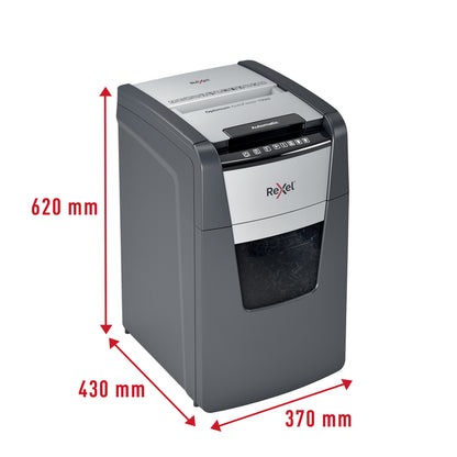 Rexel Optimum Auto 130M Papiervernietiger 2x15mm, grote capaciteit - 3