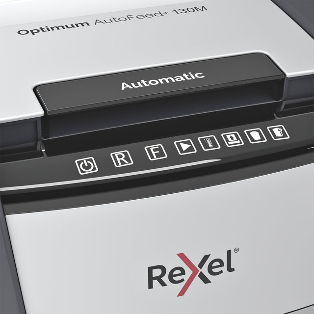 Rexel Optimum Auto 130M Papiervernietiger 2x15mm, grote capaciteit - 5