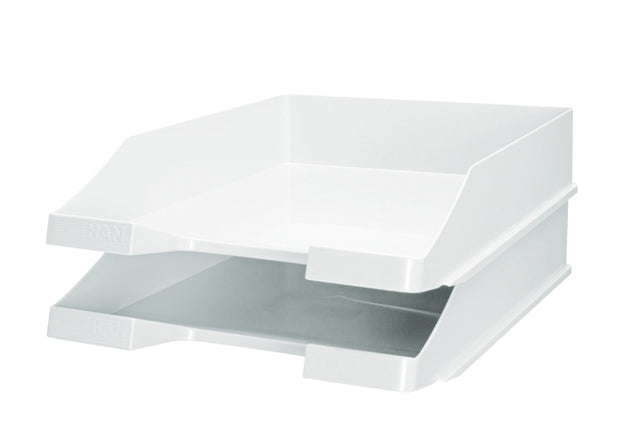 Han A4 Plastic Brievenbak Wit, Stapelbaar - 2