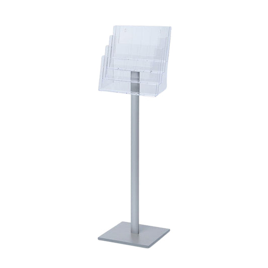 Quantore brochurehouder Standaard 4x A4 liggend, transparant