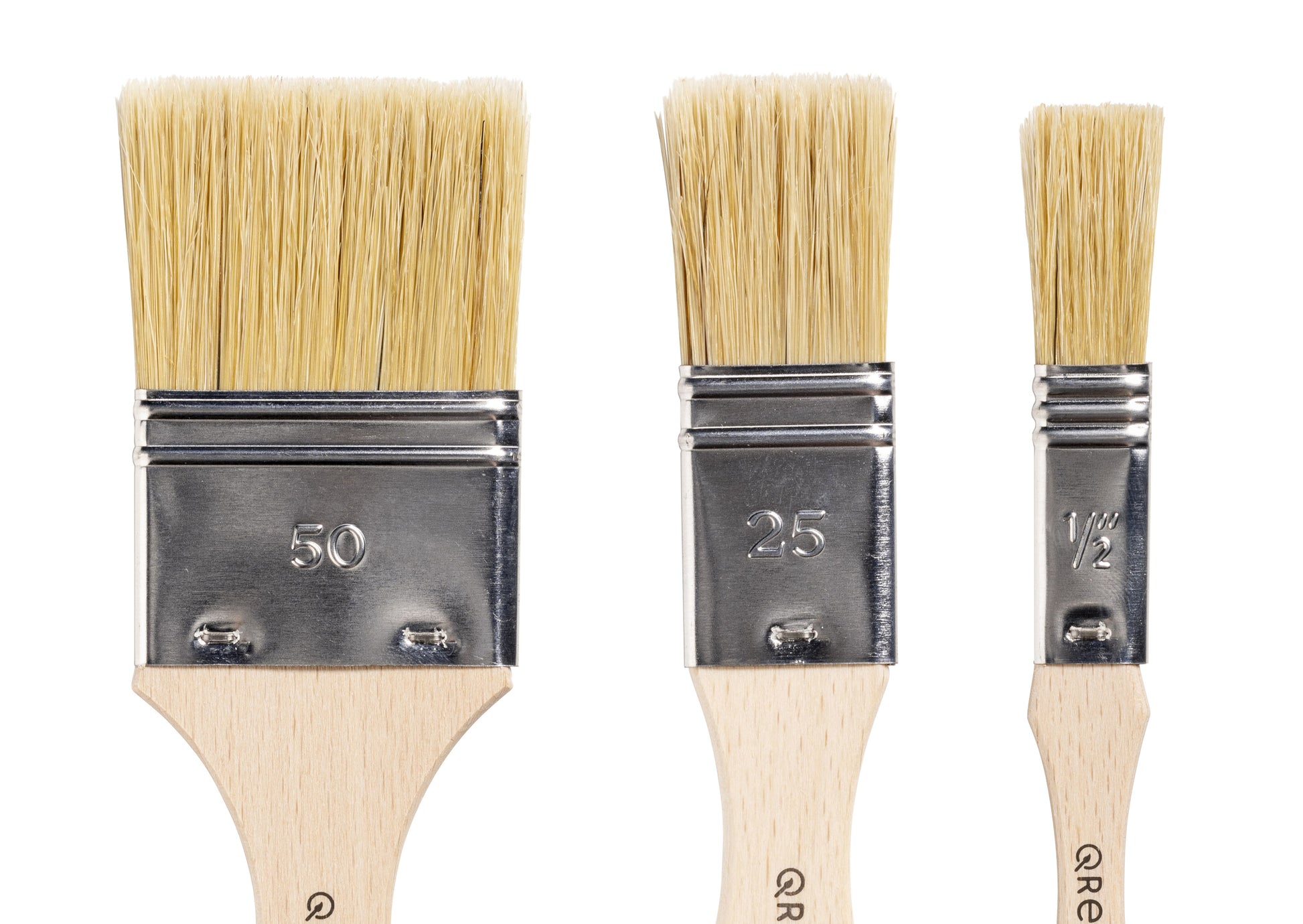 Kwast Qrea varkenshaar set van 3 – Diverse breedtes - 2
