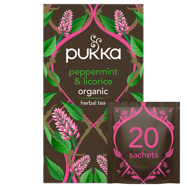 Thee Pukka Peppermint Licorice 20 Zakjes - 2
