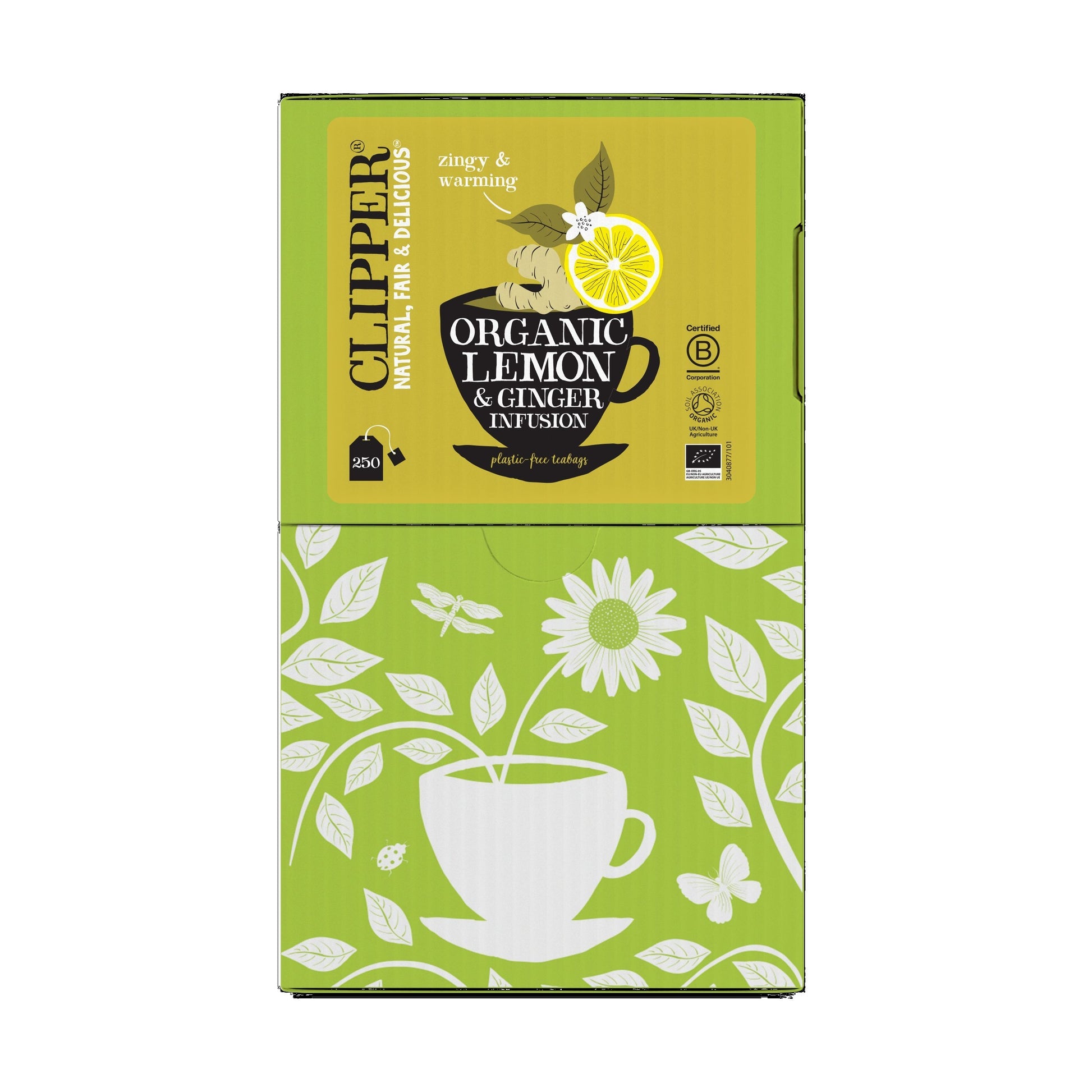 Clipper Infusie Thee Lemon Ginger Bio 250 Zakjes