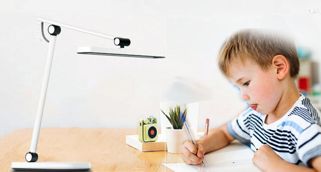 Bureaulamp Unilux Pureline led wit met grote roterende kop - 6