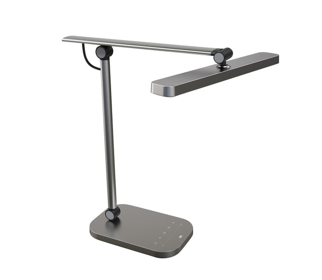 Bureaulamp Unilux Pureline LED grijs met roterende kop - 2