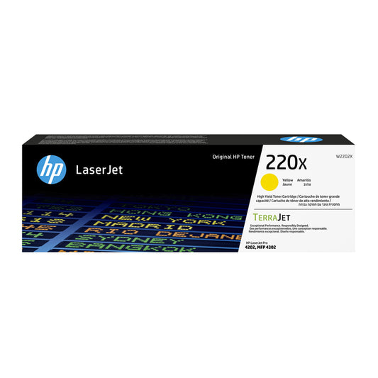 HP 220X Geel Tonercartridge 5500 pagina’s, hoge capaciteit