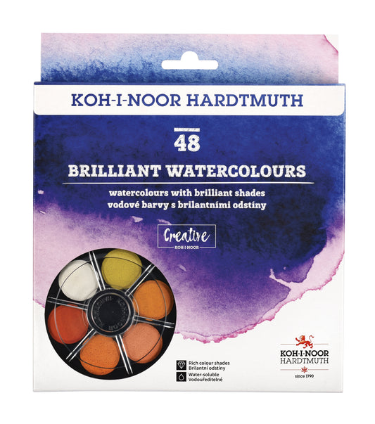 Koh-I-Noor Briljant Aquarelverf 6-kleurenset