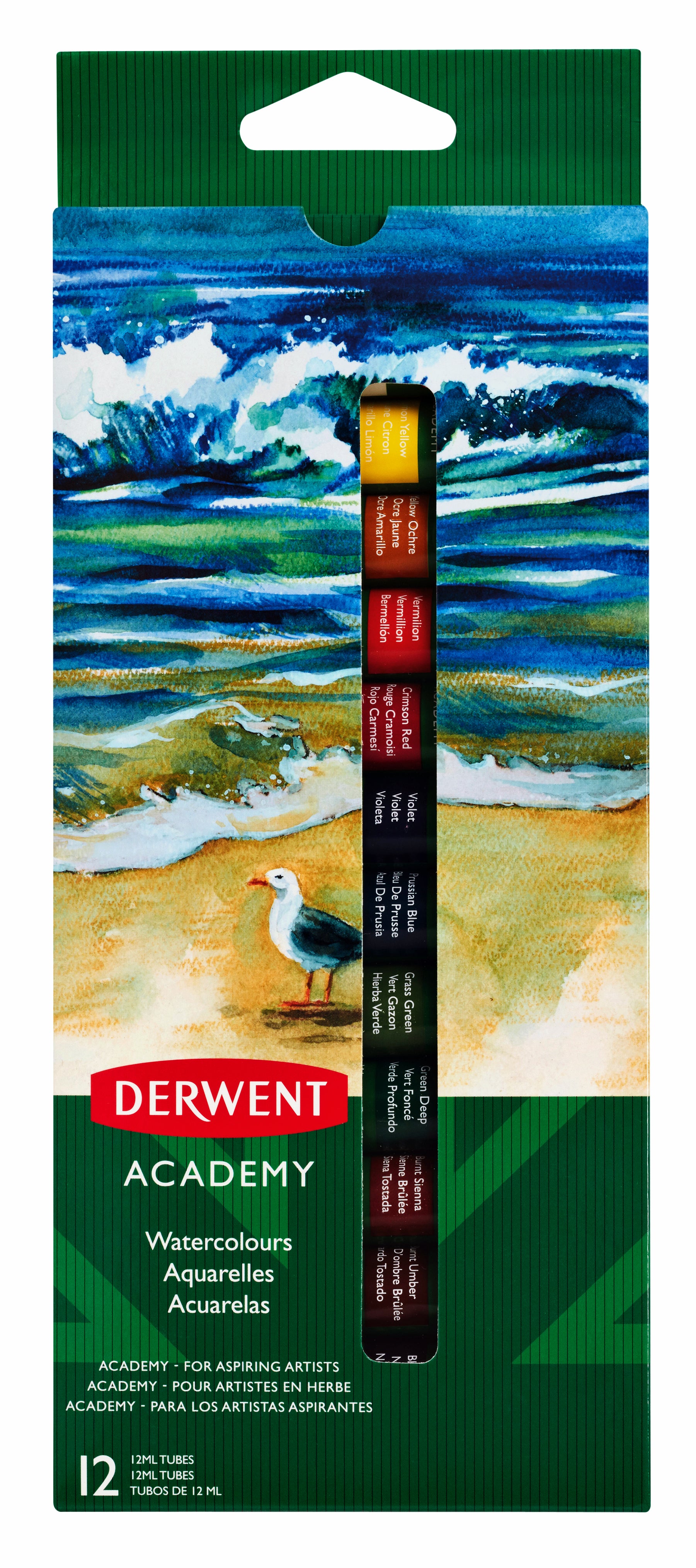 Derwent Academy Waterverf Assortiment - Transparante Waterverf in Tube
