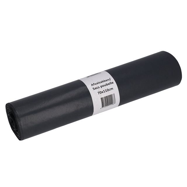Afvalzak Cleaninq 70x110cm recycled T70 120L grijs