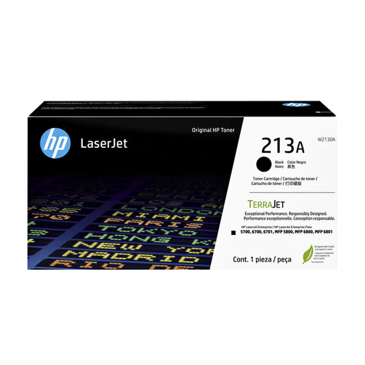 HP W2130A 213A Zwarte Tonercartridge