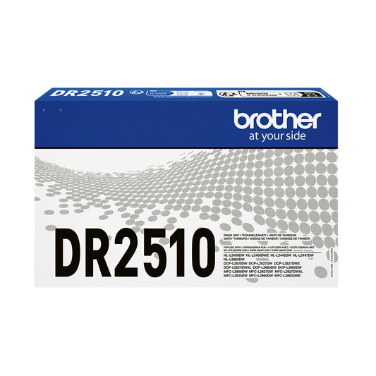 Brother DR-2510 Zwart Drumset voor Kwalitatieve Afdrukken