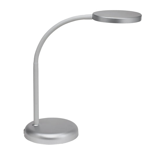 Bureaulamp Maul Joy LED zilver met kleurinstelling
