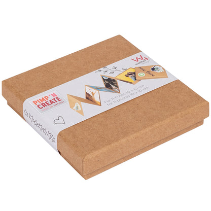 Leporello Box Walther voor 11 foto's 10x10 cm Kraft