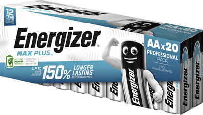 Energizer Max Plus AA Batterijen 20 Stuks