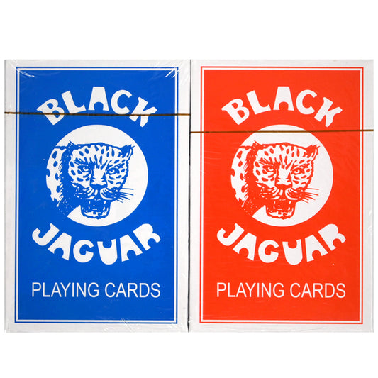 Sealed speelkaarten rood en blauw, 2 pakjes, 52 kaarten per stuk