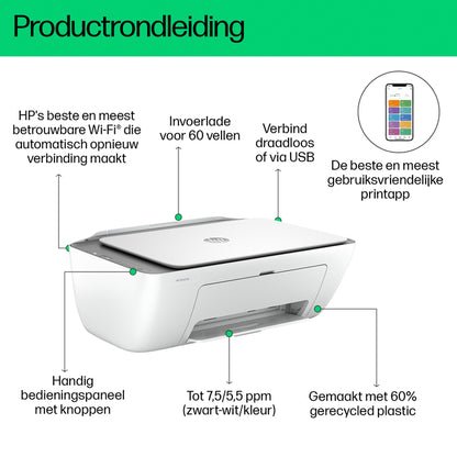 HP DeskJet 2820e All-in-One Inkjetprinter - 7