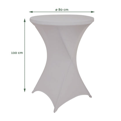 Tafelrok BRASQ voor statafel 80cm, grijs - 2