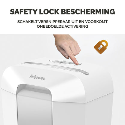 Fellowes LX70 Papiervernietiger 4x40mm wit - 4