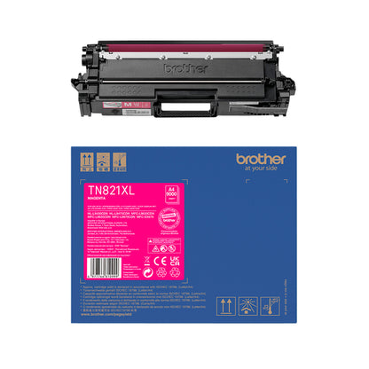 Toner Brother TN-821XLM Rood - Extra hoog volume voor Brother printers - 3