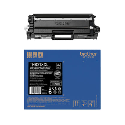 Brother TN-821XXLBK Zwart Toner voor Brother printers - 3
