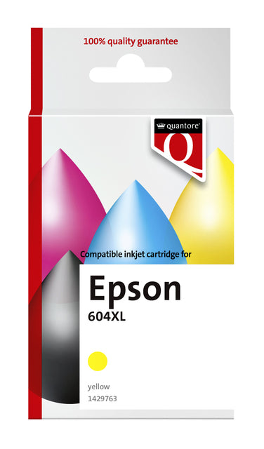 Quantore Inktcartridge Epson 604XL T10H44 Geel, Gereconditioneerd