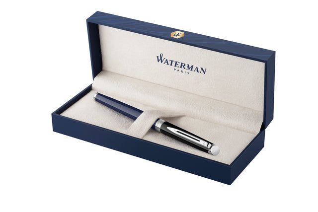 Vulpen Waterman Hemisp Colour Block CT F zwart-blauw - 2