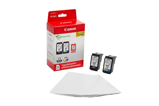 Canon PG-575 + CL-576 Zwart + Kleur Inktset