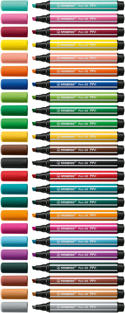 Stabilo Pen 68 Max Viltstift 24 Kleuren - 3