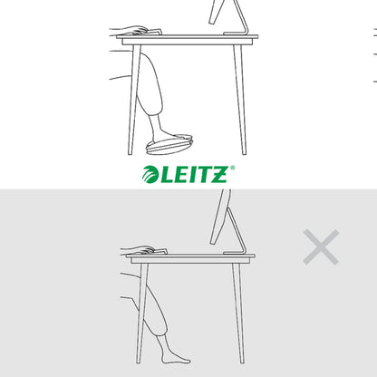 Verstelbare Leitz Ergo Voetensteun lichtgrijs - 5