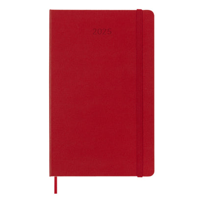 Agenda 2025 Grote Planweek 7 Dagen per Week 130x210 mm, Hard Cover Rood