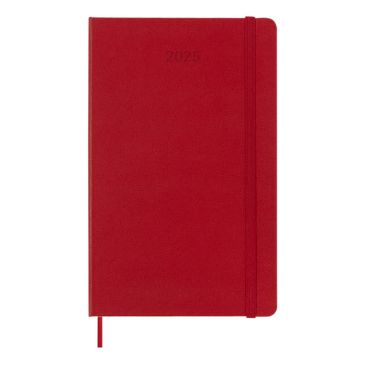 Agenda 2025 Grote Planweek 7 Dagen per Week 130x210 mm, Hard Cover Rood