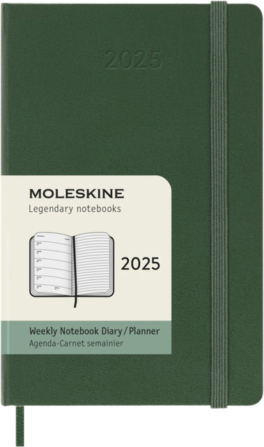 Agenda 2025 Msk Plan Week 7 dagen/1 pagina, pocket hardcover, groen - 7