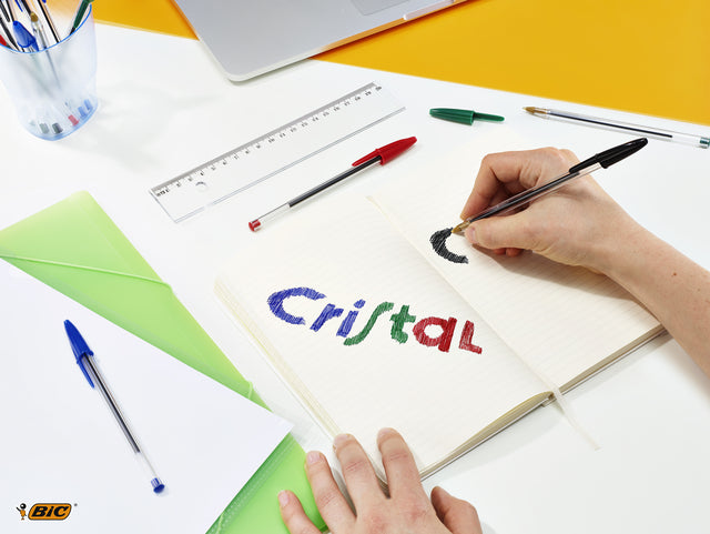 Balpen Bic Cristal Fun L Assorti 0,4mm - 3