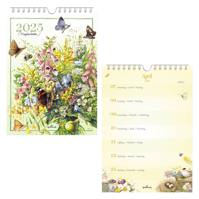 Weekkalender 2025 Marjolein Bastin 165x230 bloemen