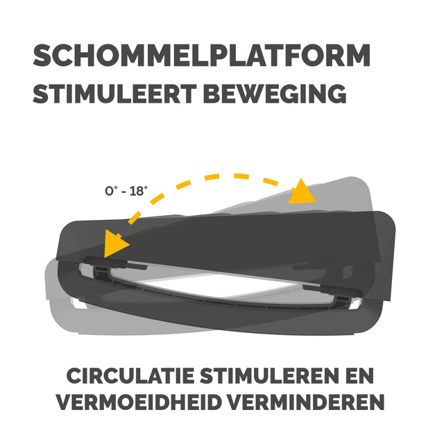 Fellowes Breyta voetensteun zwart, verstelbaar - 5