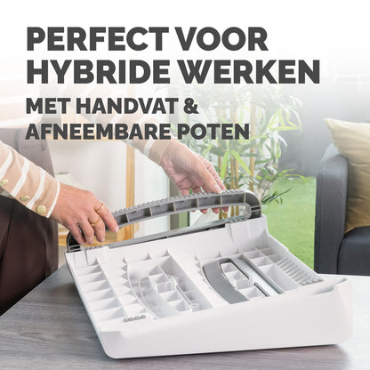 Fellowes Breyta voetensteun in wit, verstelbaar - 5