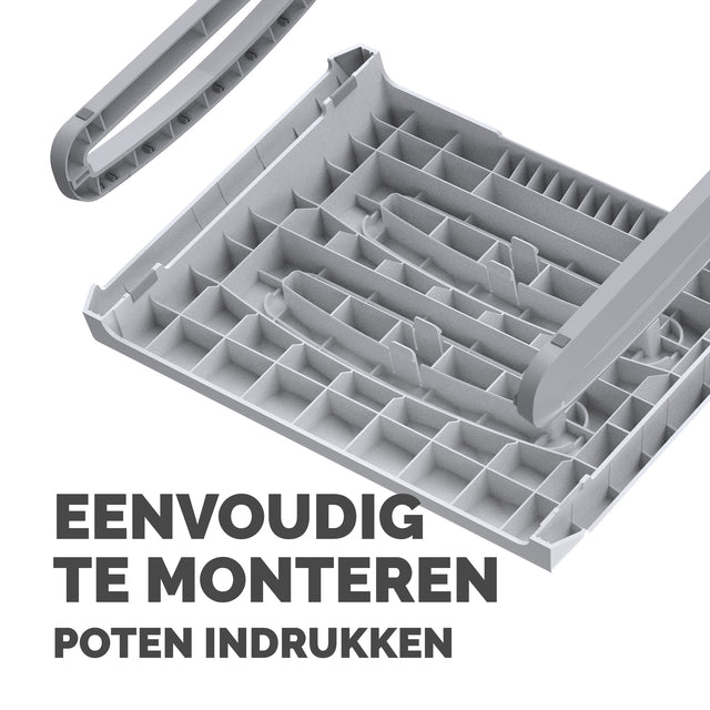 Fellowes Breyta voetensteun in wit, verstelbaar - 6