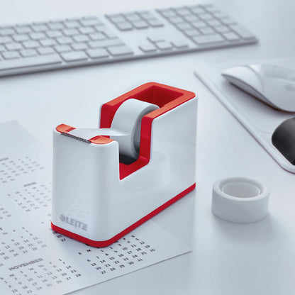 Plakbandhouder Leitz WOW wit/rood - 2