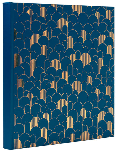 Fotoalbum Exacompta 29x32cm 60 pagina’s Néo Déco blauw