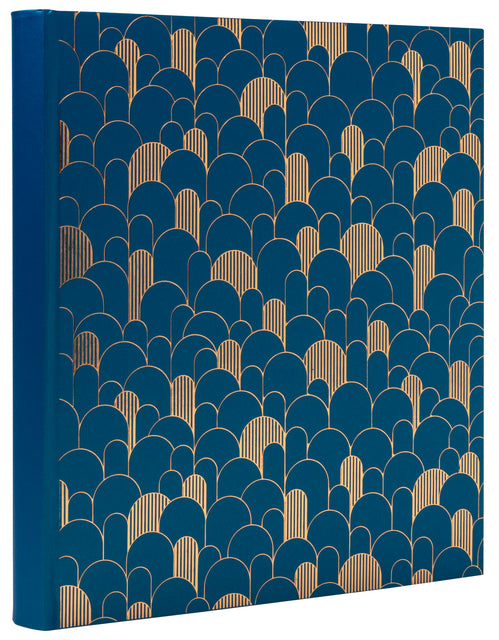 Fotoalbum Exacompta 29x32cm 60 pagina’s Néo Déco blauw