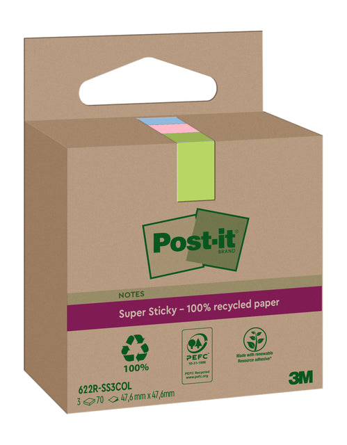 Post-it Assortiment Memoblokken 47.6x47.6mm