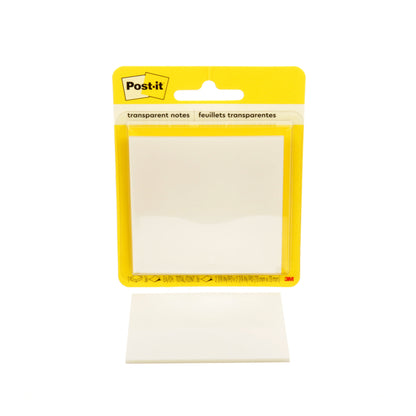 Memoblok Post-it 73x73mm Transparant